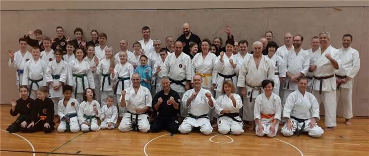 Die Teilnehmer des Budokan-Lehrgangs.Foto: privat