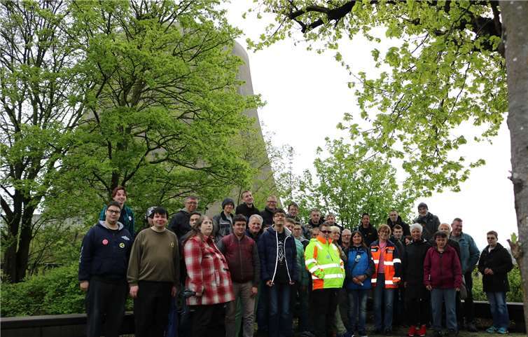 Die Teilnehmer des Informationstages trafen Frau Butz von der RWE. Foto: Rhein-Mosel-Werkstatt