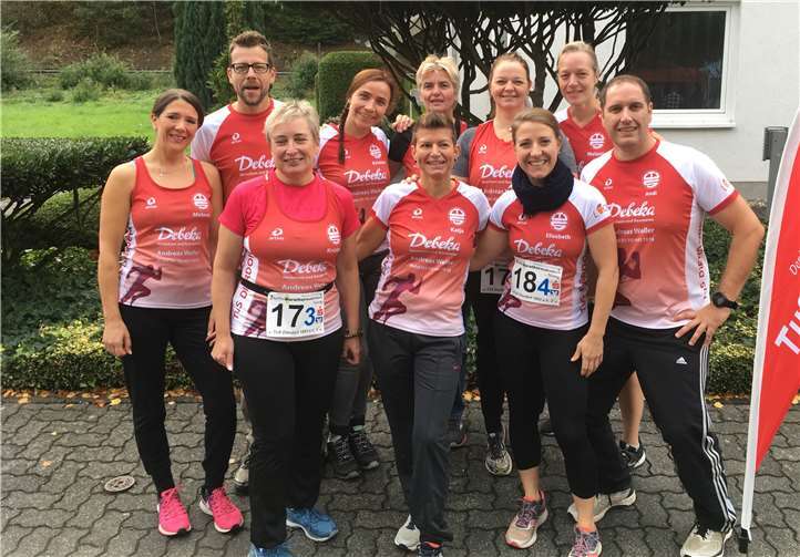 Die Teilnehmer des Lauftreffs beim 10. Staffelmarathon.Foto: privat