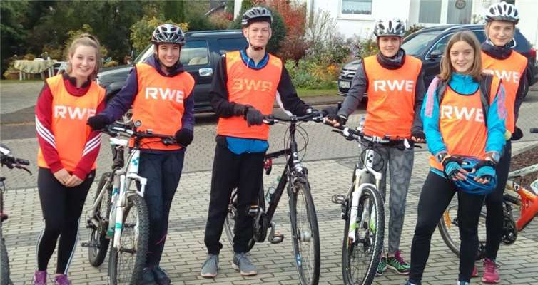Die Teilnehmer des Teammarathons v.li. Jule Breitbach, Anna Duhr, Fabian Benner, Paula Milles, Anna-Lea Reuter und Nicole Krämer.privat