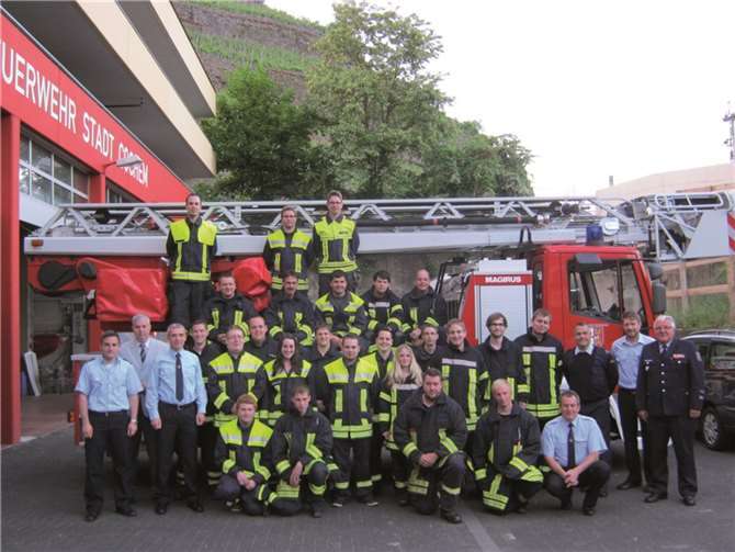 Die Teilnehmer des Truppführerlehrgangs. privat