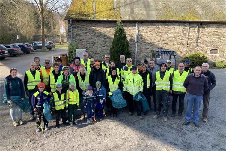Die Teilnehmer des diesjährigen Umwelttages.