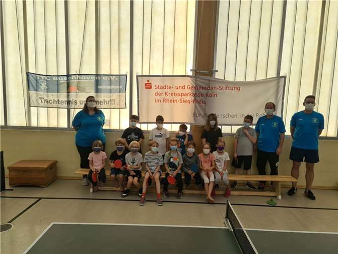 Die Teilnehmer einer der Gruppen beim Schnuppertraining. Foto: privat