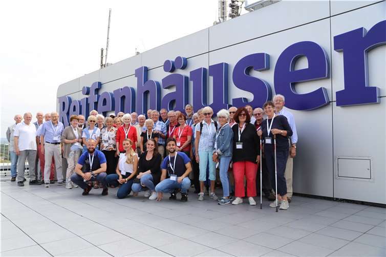 Die Teilnehmer erfuhren viel Wissenswertes über die Firma Reifenhäuser. Foto: privat