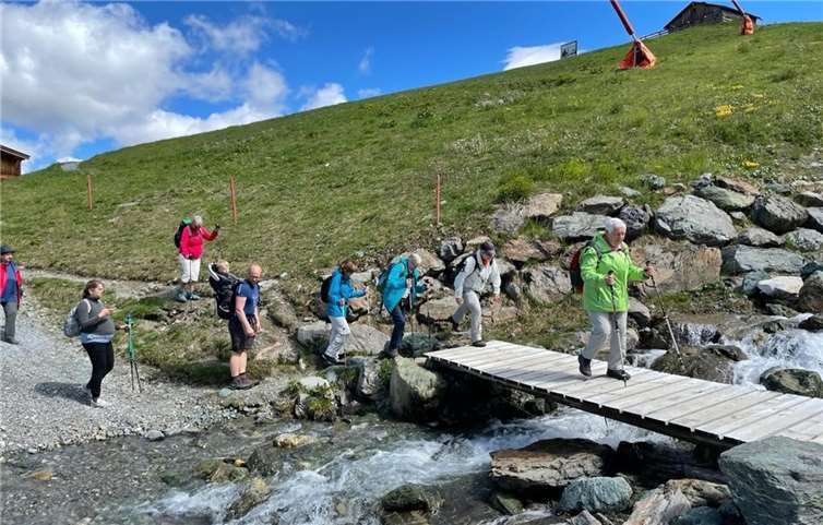 Die Teilnehmer erlebten eine gelungene Wanderwoche im österreichischen Paznauntal. Foto: privat