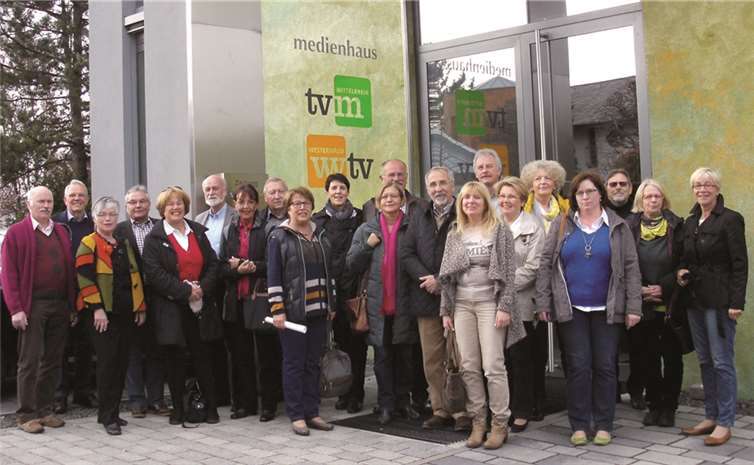 Die Teilnehmer erlebten einen spannenden und interessanten Rundgang durch die Räume des tvm. privat