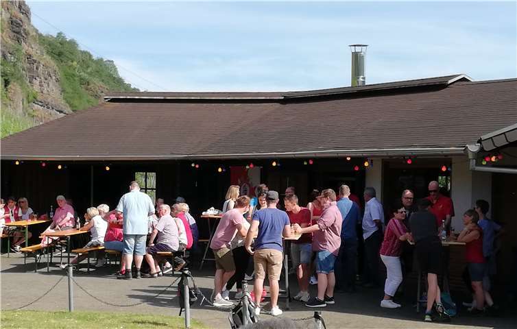 Die Teilnehmer genossen das sonnige Wetter.Foto: privat