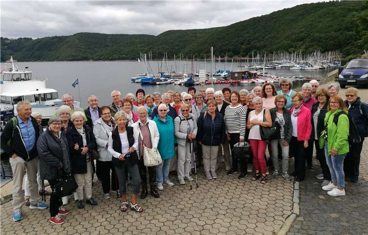 Die Teilnehmer genossen die Schifffahrt auf dem Rurstausee Foto: privat