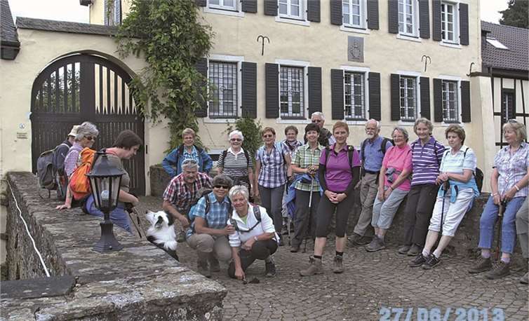 Die Teilnehmer genossen die Wanderung in vollen Zügen. privat