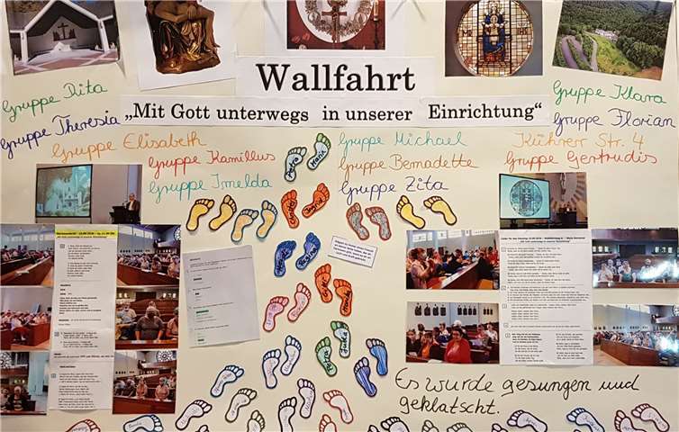 Die Teilnehmer gestalteten eine Plakatwand und Postkarten. Foto: privat