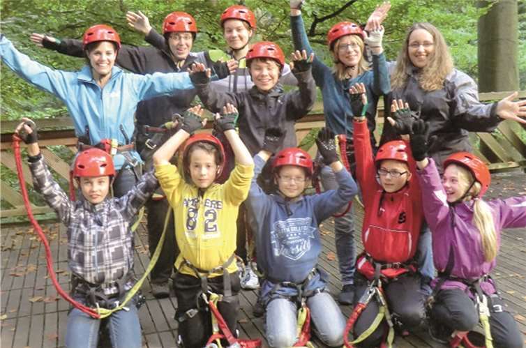 Die Teilnehmer hatten großen Spaß und genossen den Tag. privat