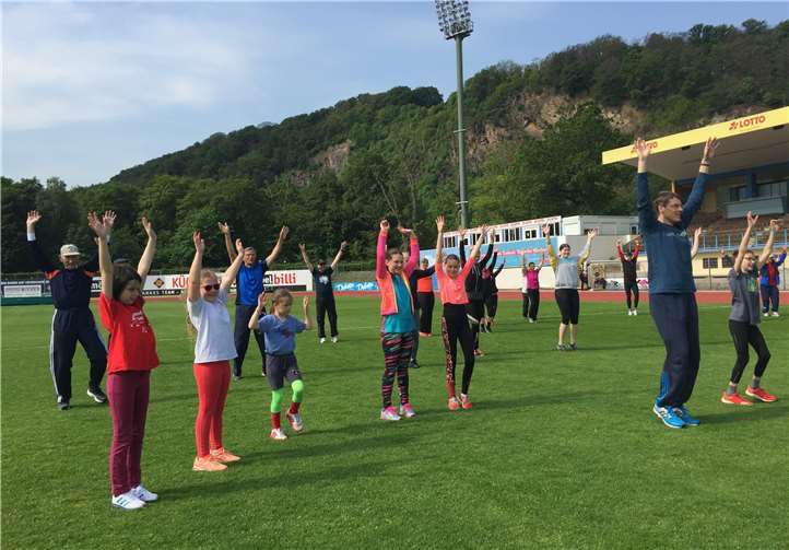 Die Teilnehmer hatten viel Spaß beim Erwerb des Sportabzeichens. Foto: privat