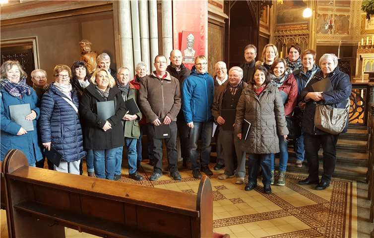 Die Teilnehmer in der Apollinariskirche. Privat
