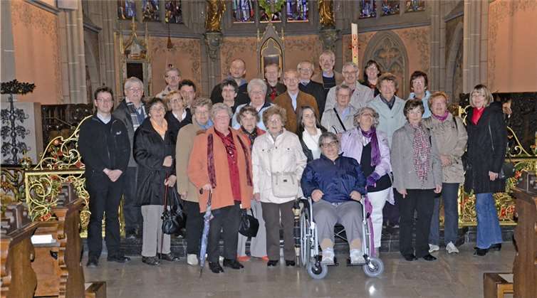 Die Teilnehmer in der St.-Laurentius-Kirche. privat