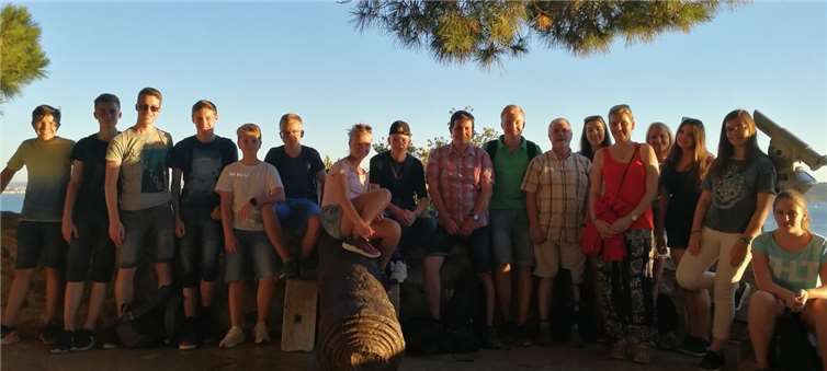 Die Teilnehmer in der westlichsten europäischen Hauptstadt. Privat