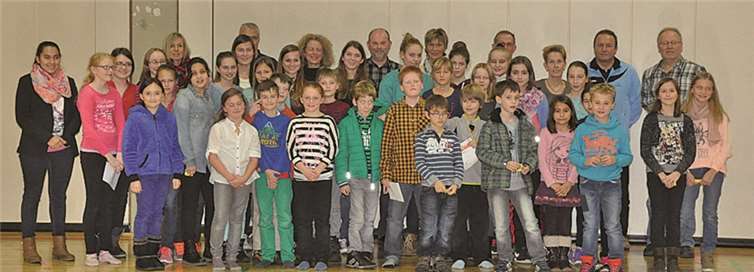 Die Teilnehmer können auf ihre tollen Platzierungen stolz sein.privat