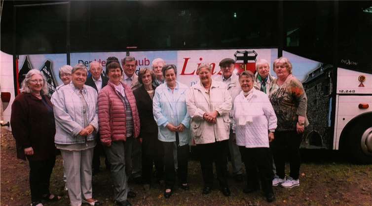 Die Teilnehmer statteten dem Kloster Maria Laach einen Besuch ab. privat