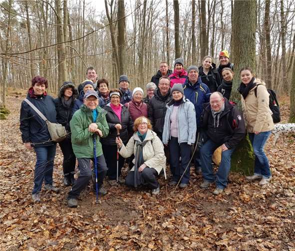 Die Teilnehmer waren bei frostigen Temperaturen unterwegs. privat