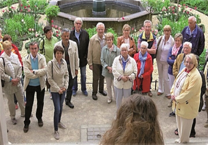 Die Teilnehmer waren von der Führung begeistert. privat