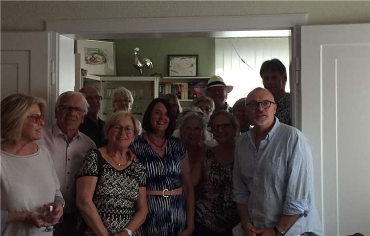 Die Teilnehmer waren von der Wohnzimmerlesung begeistert. Privat