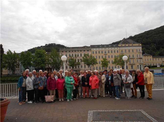 Die Teilnehmerinnen bei ihrem Besuch von Bad Ems.  Foto: privat