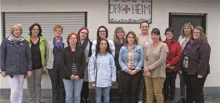 Die Teilnehmerinnen der 15. Schulung „Umgang mit Menschen mit Demenz“. privat