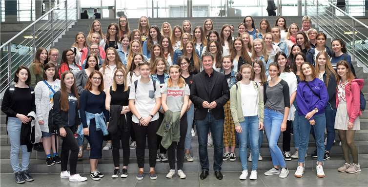 Die Teilnehmerinnen der Klassenfahrt in Berlin.Privat