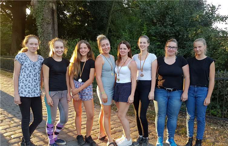 Die Teilnehmerinnen der Reiterrallye hatten viel Spaß an ihren Aufgaben.  Privat