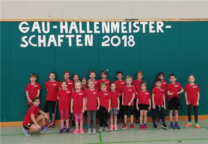 Die Teilnehmer/innen des Hallensportfestes in der Realschule Mendig waren sehr erfolgreich und hatten viel Spaß.privat