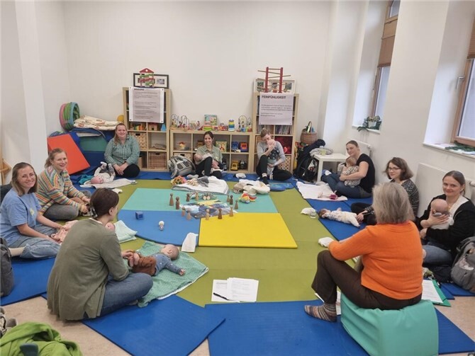 Die Teilnehmerinnen empfanden den Austausch mit anderen Müttern als sehr wertvoll.  Foto: Lisa Heidger
