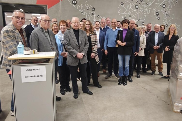 Die Teilnehmerinnen und Teilnehmer bei der Betriebsbesichtigung der Hartkorn Gewürzmühle GmbH. Foto: Sandra Hansen-Spurzem, Initiative Region Koblenz-Mittelrhein e.v.