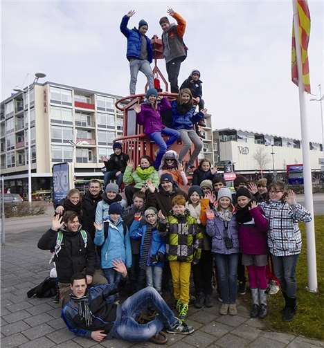Die Teilnehmerinnen und Teilnehmer der Ferienfreizeit hatten viel Spaß auf der Nordseeinsel Texel. privat