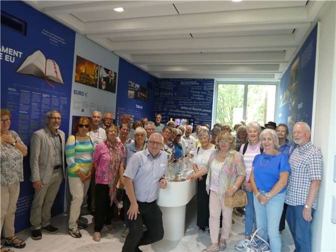 Die Teilnehmerinnen und Teilnehmer der politischen Bildungsreise der Senioren Union im Kreis Ahrweiler. Foto: Harald Trinkaus
