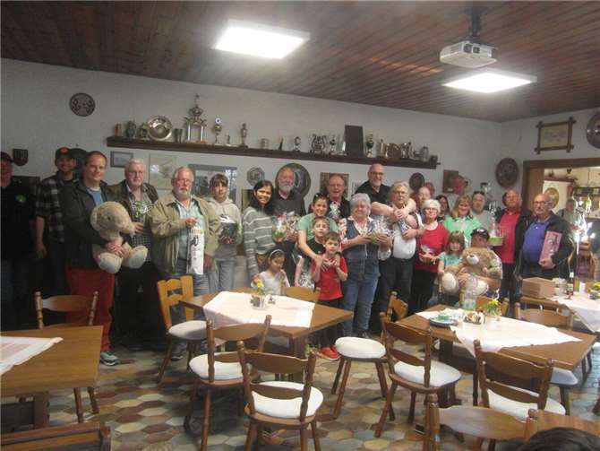 Die Teilnehmerinnen und Teilnehmer des Ostereierschießens der Schützengesellschaft St. Sebastianus 1588 / 1957 Montabaur e.V..  Fotos: privat