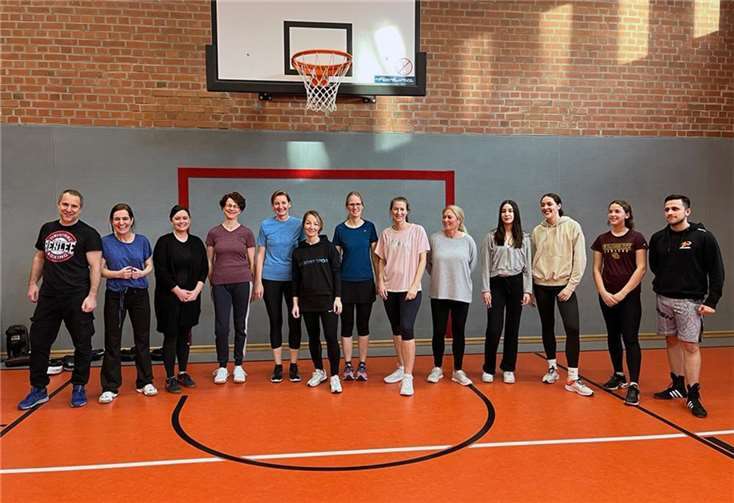 Die Teilnehmerinnen wurden fachkundig von den beiden Trainern Marco Mosdzien und Alex Herz geschult. 