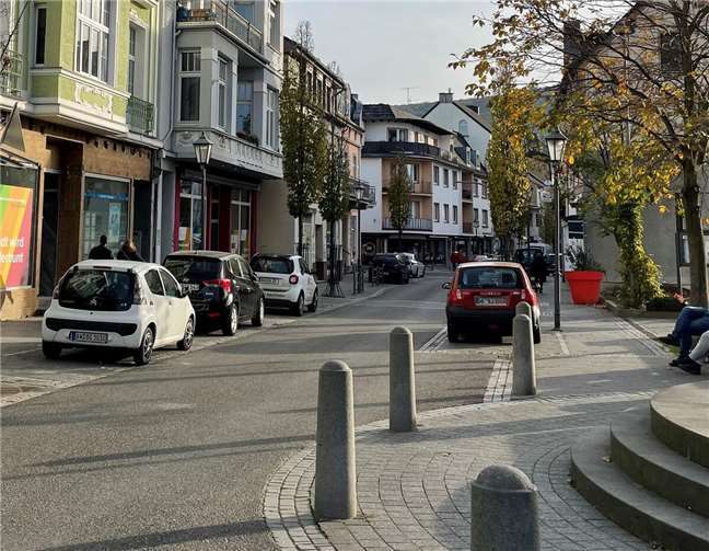 Die Telegrafenstraße in Bad Neuenahr.  Foto: ROB