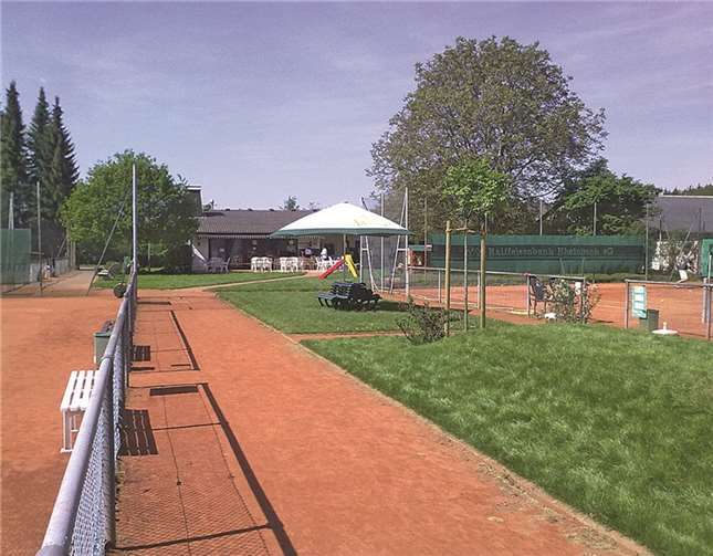Die Tennis-Anlage des TCK am Wiedring in Buschhoven. privat