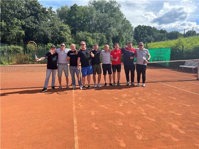 Die Tennis-Herrenmannschaft des SC Niederzissen.  Foto: privat