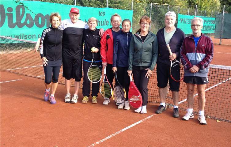 Die Tennisplätze bleiben bis zum ersten Frost geöffnet.Foto: privat