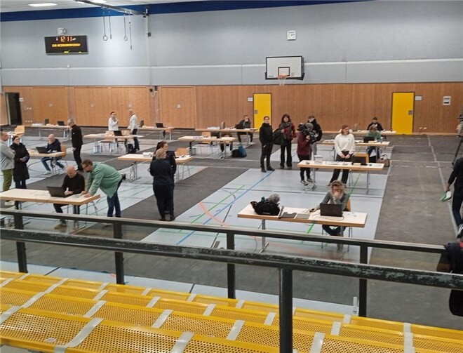 Die Tests werden vorbereitet. Foto: GS