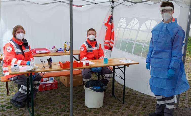 Die Teststation öffnet jeden Sonntag von 10 Uhr bis 12 Uhr, getestet werden können Personen ohne Krankheitssymptome.