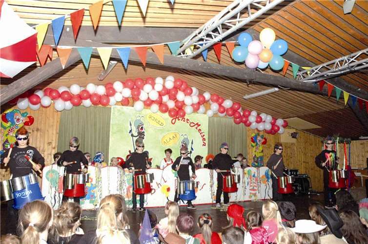 Die „Teufel’s Trommler“ hatten ihre Trommelwirbel selbst einstudiert.
