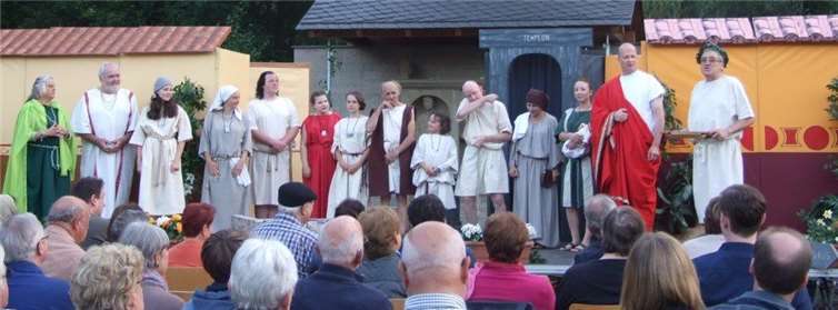 Die Theatergruppe „Casina“ begeisterte mit ihrer Darstellung das Publikum.Privat