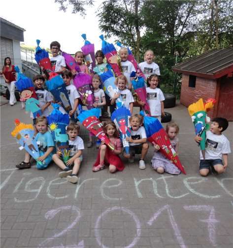 Die Tigerenten, die nun als „i-Dötzchen“ eingeschult werden.privat