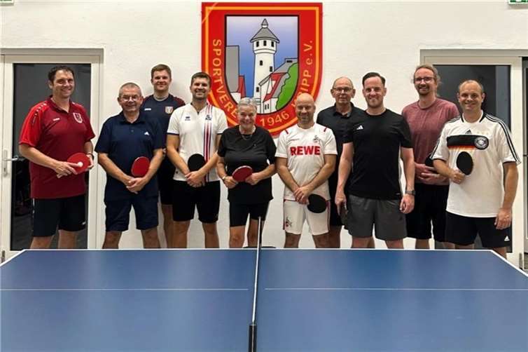 Die Tischtennis-Freizeitgruppe besteht seit einem Jahr. Foto: privat