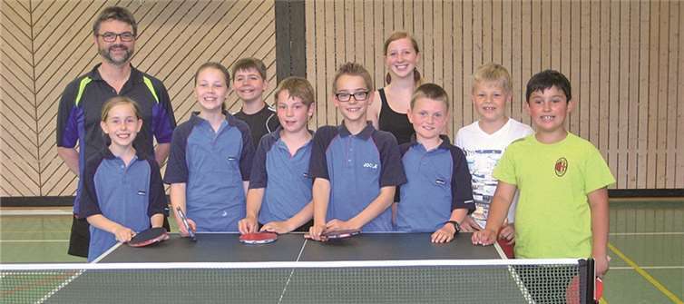 Die Tischtennis-Jugend des TV Anhausen hat ihr Können eindrucksvoll demonstriert.privat