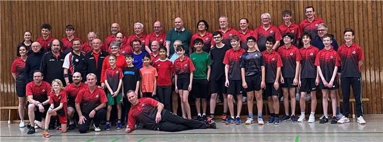 Die Tischtennisabteilung der TuS Rot-Weiß Koblenz. Foto: TuS Rot-Weiß Koblenz