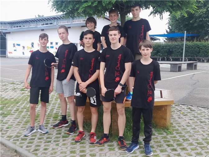 Die Tischtennisjugend beim Naspa-Turnier in Wirges.  Fotos: TGO