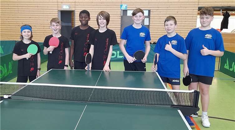 Die Tischtennisjugend der Turngemeinde 1878 Oberlahnstein. Quelle: TGO