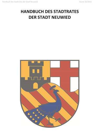 Die Titelseite vom Handbuch des Stadtrates.Privat